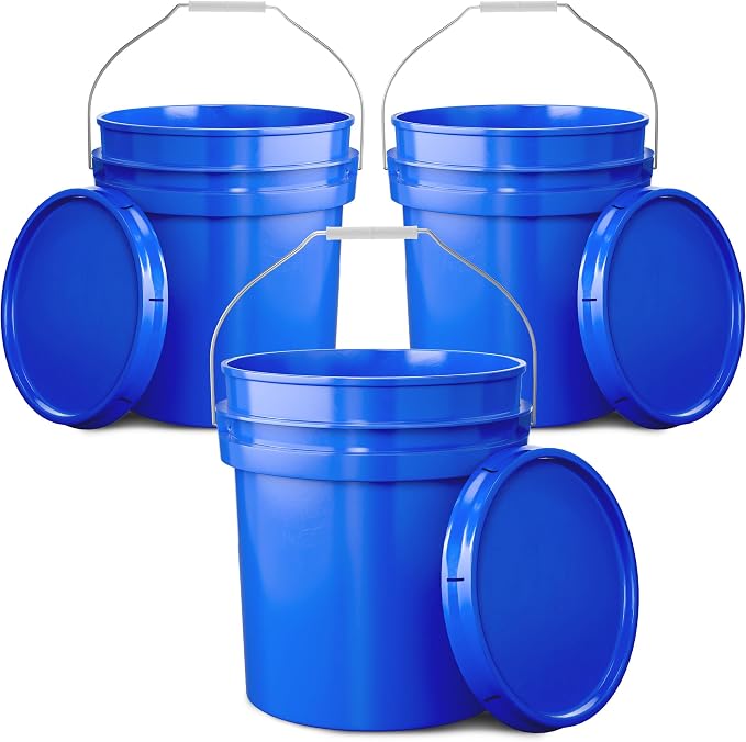 EconoHome 5-Gallon Blue Bucket Pail Container by EconoHome