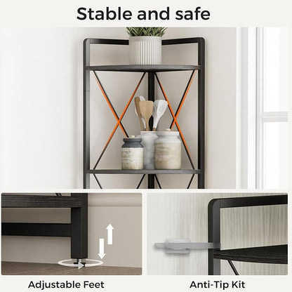6 Tier Corner Shelf Stand, Plant Stand Display Shelf - Image 4