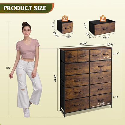 WLIVE Tall Dresser for Bedroom - Image 3