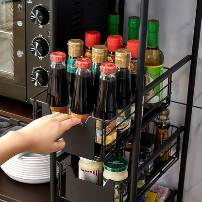 5-Tier Kitchen Carts on Wheels - Image 6