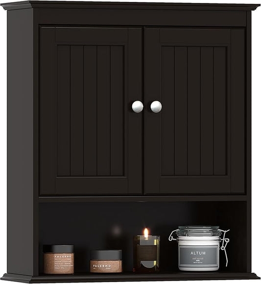 Spirich Bathroom Wall Cabinet Over Toilet, Small Medicine Cabinet Espresso | by SpirichLLC