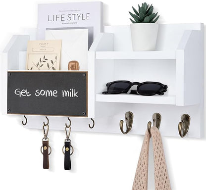 Lwenki Mail and Key Holder – Wall Mount Key Hanger by Lwenki