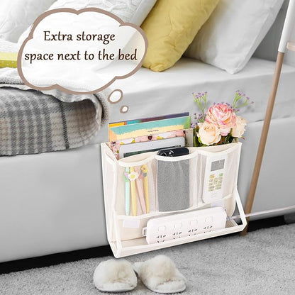 Bedside Caddy Bedside Storage Organizer Bedside Organizer - Image 3