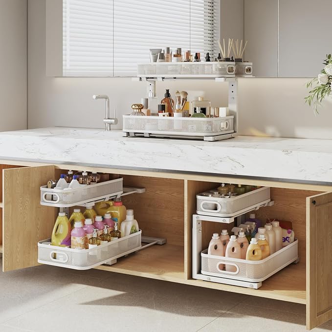 2 Pack 19.3IN-Depth Under Sink Organizer - Image 6