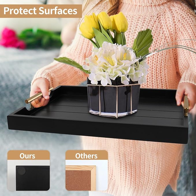 SXNOWS Wooden Serving Tray - Image 4