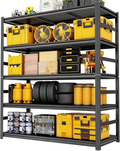 Garage Shelving, Heavy Duty Storage Shelves, Adjustable Boltless Units | Metal by Beaunatixx
