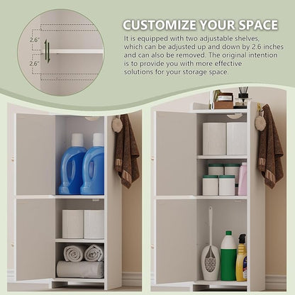 Arbuxzuy Small Bathroom Storage Cabinet - Image 7