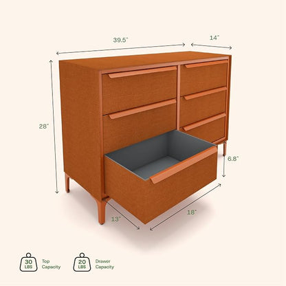 Naima Premium Fabric Dresser - Image 3