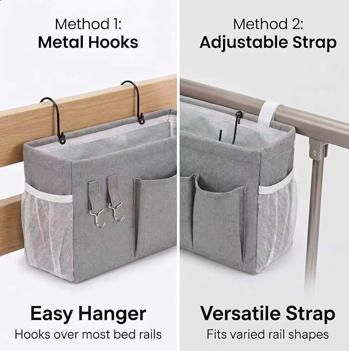 1pc Bedside Caddy Organizer - Image 5