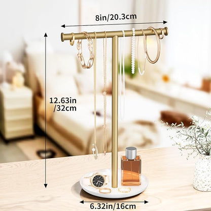 Gold Necklace Organizer Stand - Image 5