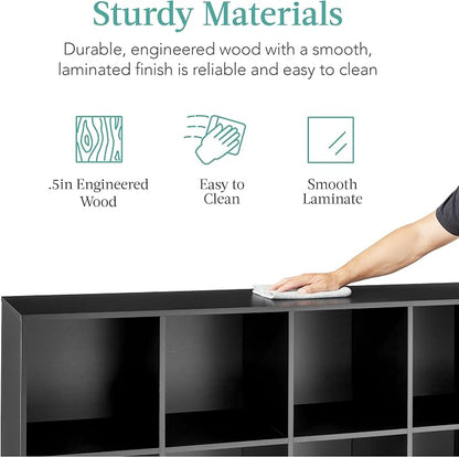 Best Choice Products 8-Cube Storage Organizer, 11in Shelf Opening, Display Shelf - Image 6