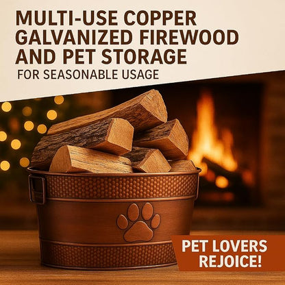 BREKX 25-Quart Tub for Firewood Storage Rack Log Holder - Image 3