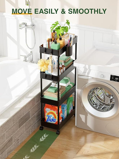 LEHOM Slim Rolling Storage Cart - Image 3