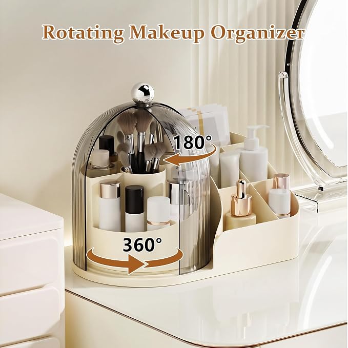 360 Rotating Makeup Organizer - Image 2