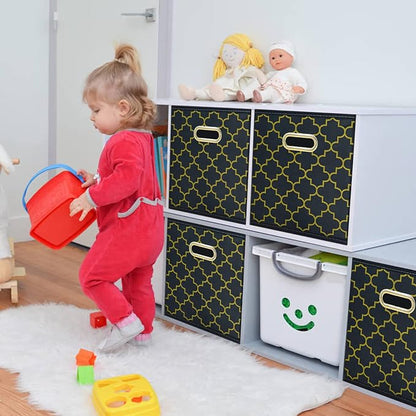 Fabric storage bins Cubes, Fabric Cube Organizer - Image 5