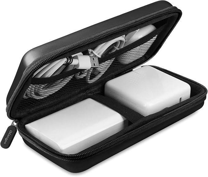 iMangoo Travel Essential Electronics Organizer Pouch Charger Case Shockproof by iMangoo