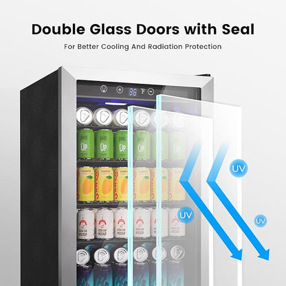145 Can Beverage Refrigerator Cooler - Image 5