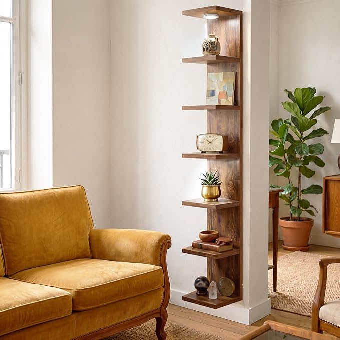 Fixwal 7 Tier Wall Shelf Unit Floating Shelves - Image 5