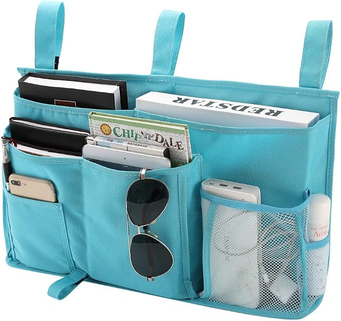 Bseash Bunk Bed Organizer, Bedside Caddy Hanging Bed Organizer Storage Bag 8 by Bseash