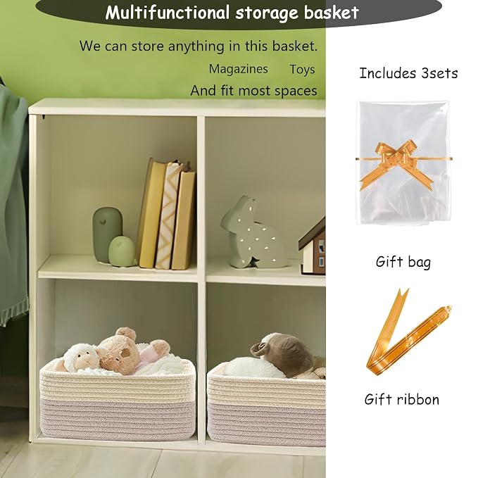 COMFY-HOMI 11.5"x7.5"x4.7" Storage Baskets - Image 4