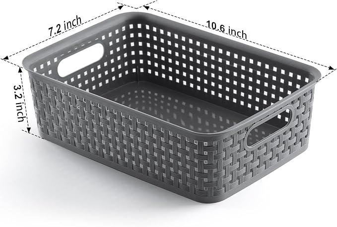 NETANY Plastic Storage Baskets - Image 3