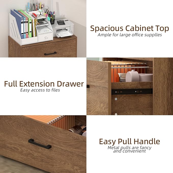 Lateral File Cabinet, 2 Drawer File Cabinets - Image 6