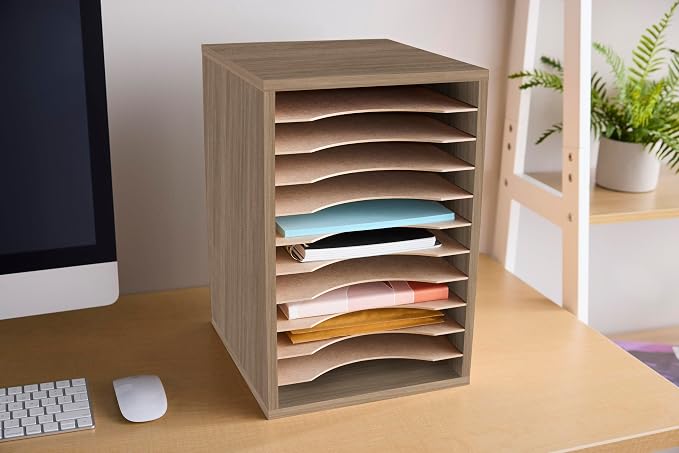 Safco Products Vertical Desktop Sorter, 11 Compartment - Image 2