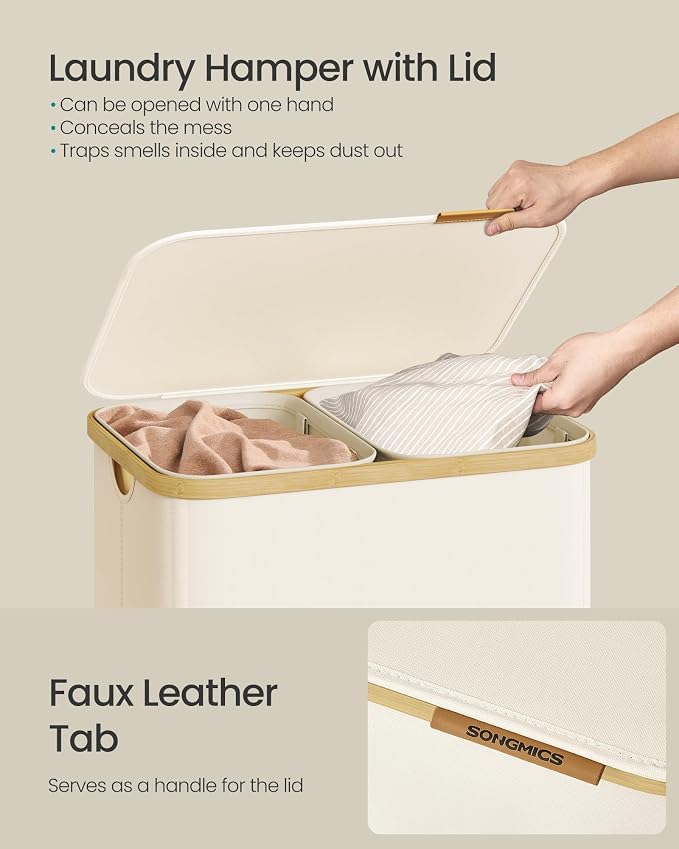 SONGMICS Laundry Hamper, Laundry Sorter - Image 4