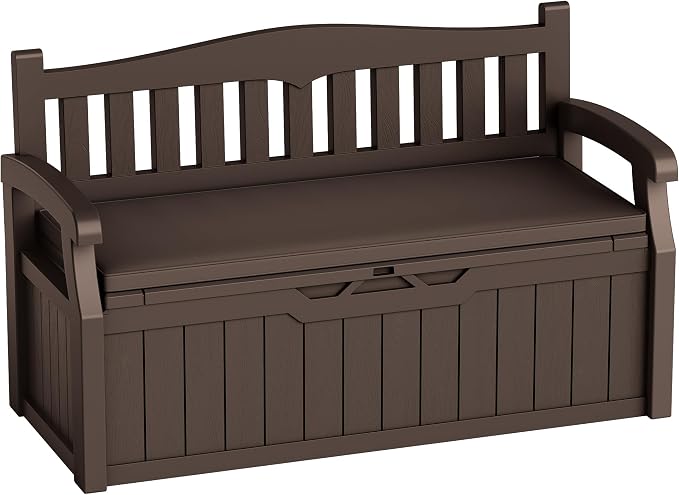 80-Gallon Outdoor Storage Bench by Acurax