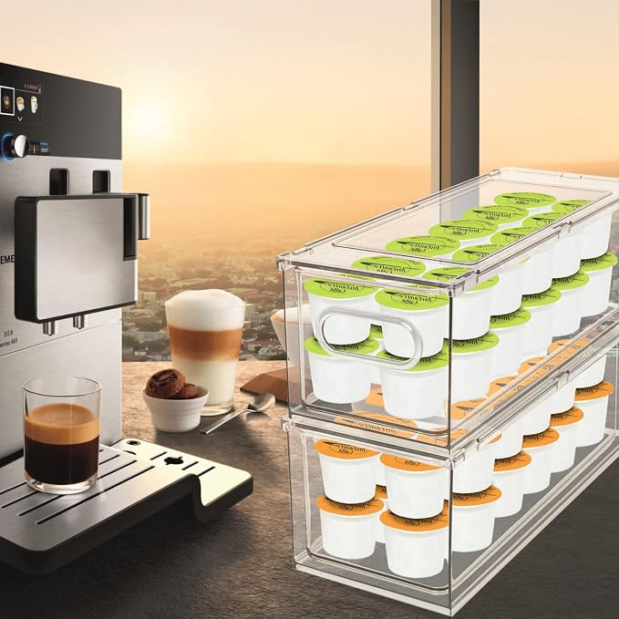 MANO Fridge Drawer Pull Out Stackable Bins - Image 3