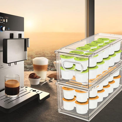 MANO Fridge Drawer Pull Out Stackable Bins - Image 3