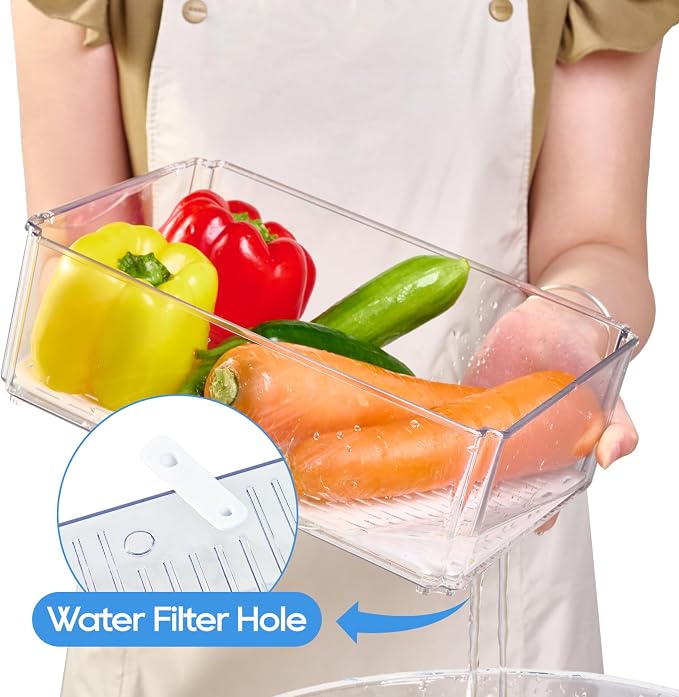 JollyPack 14 Pack Fridge Organizers, Refrigerator Organizer Bins - Image 5