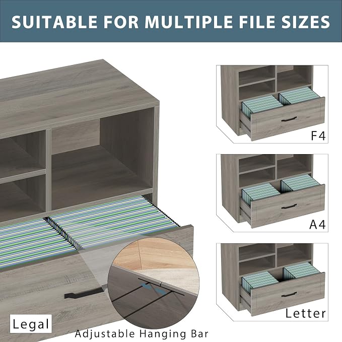 LVB Lateral Wood File Cabinet - Image 3