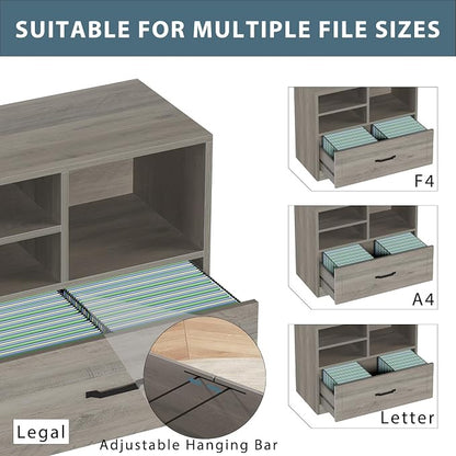 LVB Lateral Wood File Cabinet - Image 3