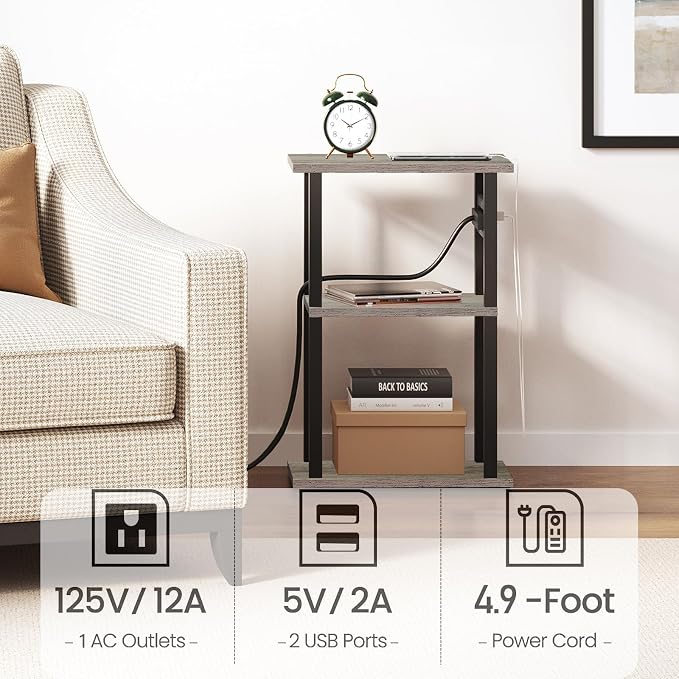 TUTOTAK Small Narrow Side Table - Image 5