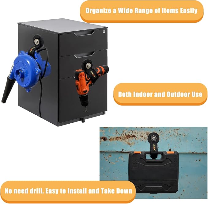 Heavy Duty Magnetic Hook, Magnetic Tool Holder, Magnetic Garage Hooks, - Image 7