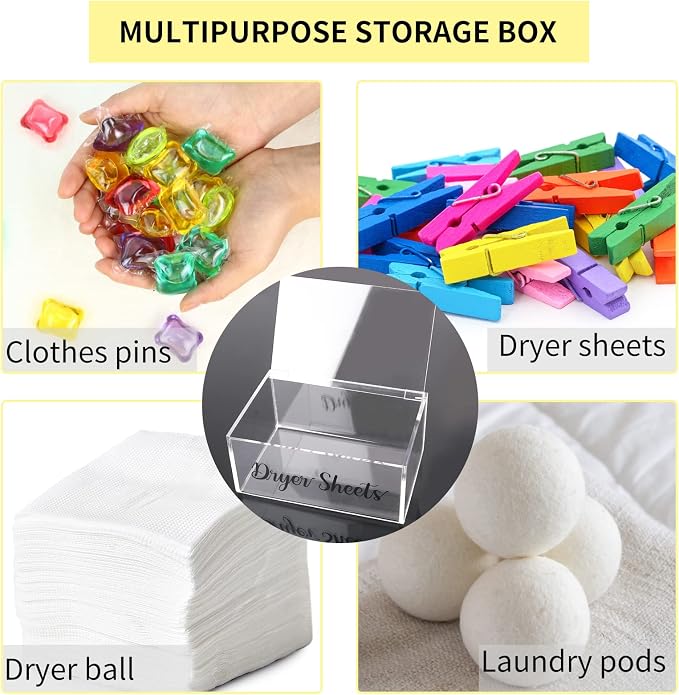 Acrylic Dryer Sheet Dispenser - Image 4