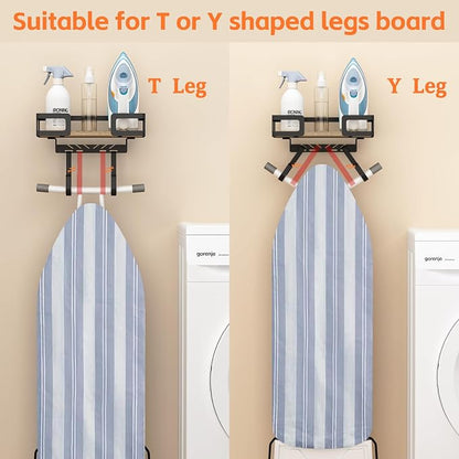 Ironing Board Holder Wall Mount, Iron Board Wall Hanger, Laundry Room - Image 7