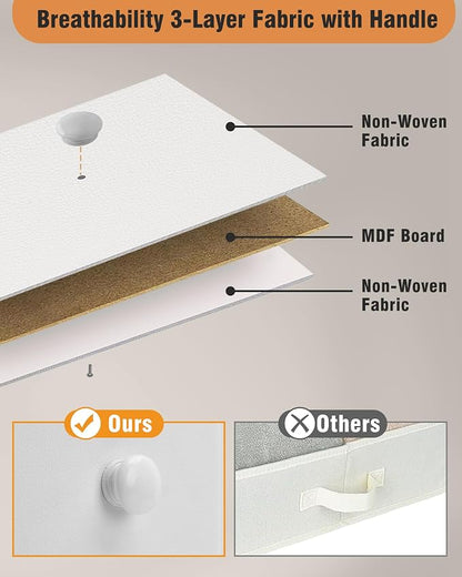 Narrow Dresser for Bedroom, Fabric Tall Dresser & Chests of Drawers - Image 7