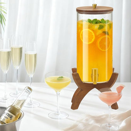 Glass Drink Dispenser, 1.5 Gallon Beverage Dispenser - Image 7