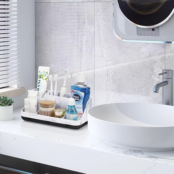Marble Bathroom Countertop Organizer - Image 7