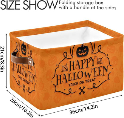 Halloween Pumpkin Foldable Storage Basket - Image 3