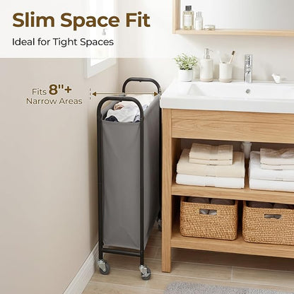 GRANNY SAYS 80L Laundry Hamper, Slim Laundry Basket - Image 3