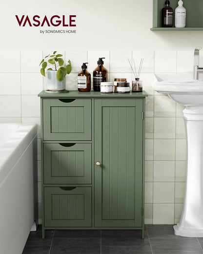 VASAGLE Floor Storage Cabinet, Freestanding Storage Unit - Image 2