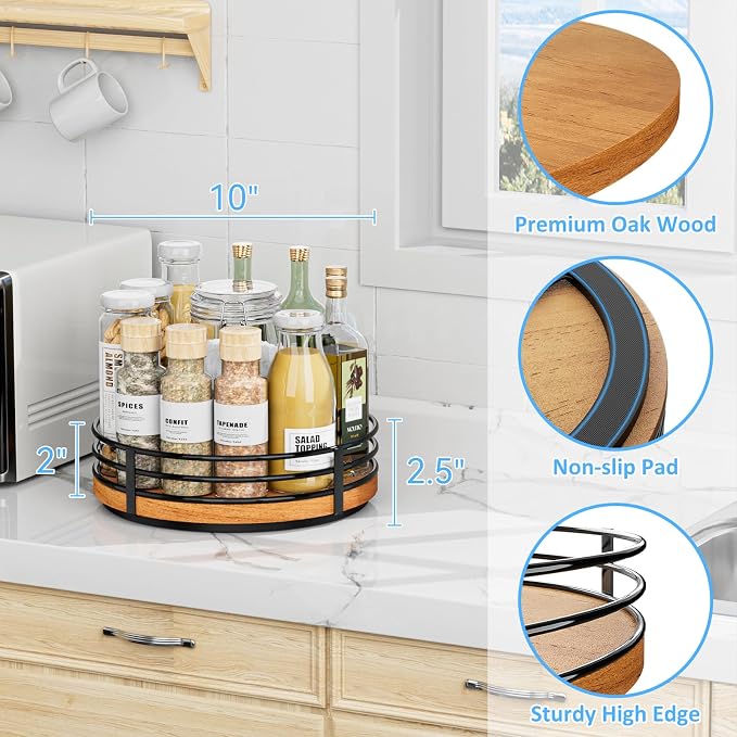 10" Lazy Susan Turntable Organizer - Image 6