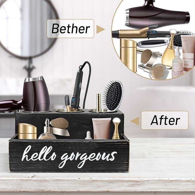 Unistyle Hair Blow Dryer/Curling Iron Holder, Countertop, Hair Tools & Styling - Image 4