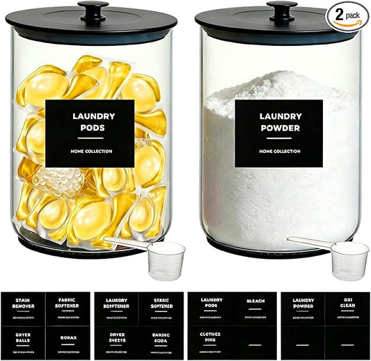 1 Gallon Glass Laundry Detergent Dispenser by Unknown