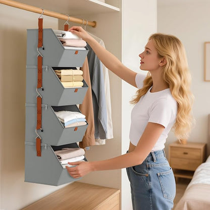 Hanging Closet Organizer 4 Tier - Image 6
