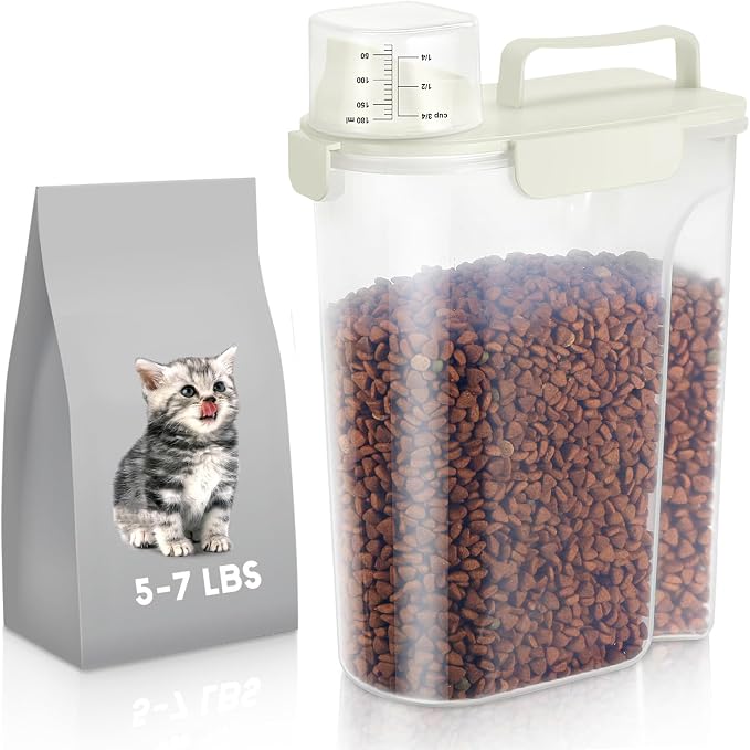 5Lbs Dog Cat Storage Container Portable by LEAWALK