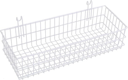 Kaforise Hanging Basket for Wire Wall Grid Panel, Flower Pots Shelf Balcony by Kaforise